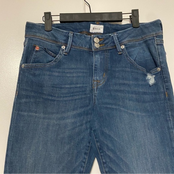Hudson Beth Baby Boot Distressed Jeans Size 29 - Picture 9 of 10